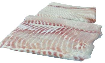 A photograph of paiche fillets.